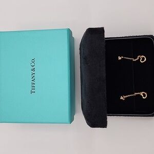 Tiffany & Co. Diamond by the Yard Open Heart Earrings